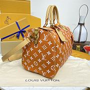 	 Okify Louis Vuitton Speedy 9 Bandoulière Orange 40*26*23cm - 3