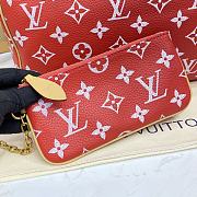 	 Okify Louis Vuitton Speedy 9 Bandoulière Red 40*26*23cm - 4