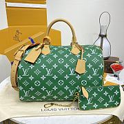 	 Okify Louis Vuitton Speedy 9 Bandoulière Green 40*26*23cm - 1