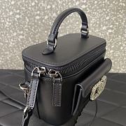 Okify Mini Locò Handbag Calfskin Black 16.5x10x7.5cm - 4