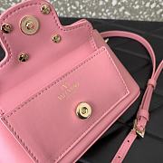 	 Okify Mini Locò Handbag Calfskin Pink 16.5x10x7.5cm - 3