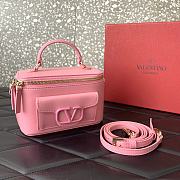 	 Okify Mini Locò Handbag Calfskin Pink 16.5x10x7.5cm - 2