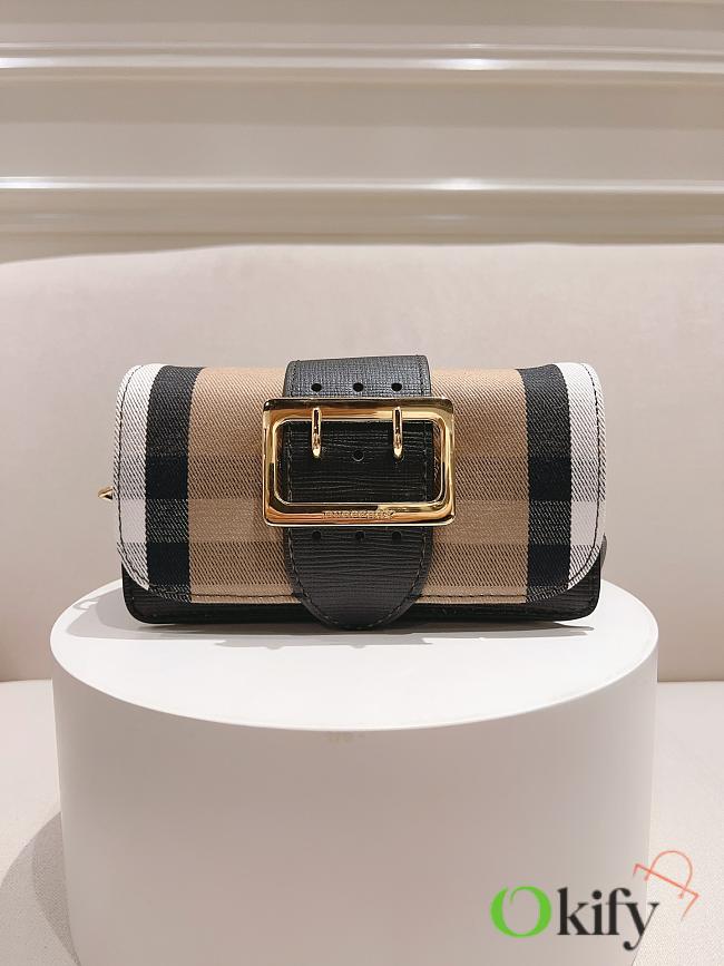 	 Okify Burberry The Buckle Black Size 19.5*12*5cm - 1