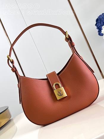 Okify Louis Vuitton Low Key Shoulder Brown Bag M24885 26 x 18 x 7 