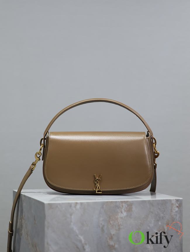 Okify YSL Volataire Beige Bag Size 21x4.5x11cm - 1