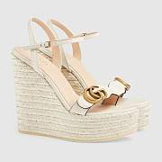 Double G Wedge Sandals 130 - 1