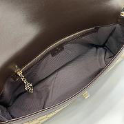 	 Okify Gucci Luce Small Shoulder Bag Brown 14x36x8cm - 2