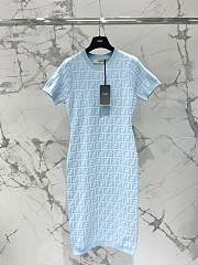 Fendi Dress Blue SML - 3