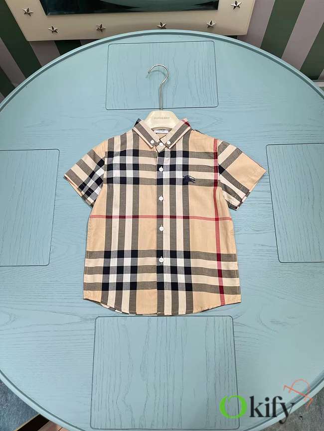 	 Okify Burberry T-shirt Kid 2 - 1