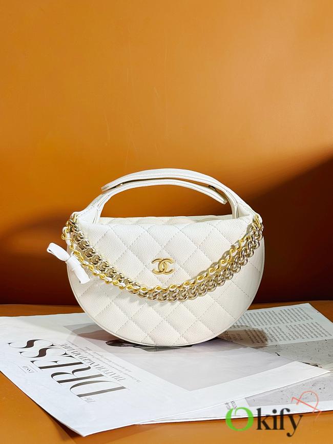 Okify Chanel Pouch White 17 × 18 × 7 cm - 1