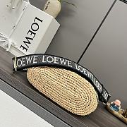 	 Okify Loewe Mini Slit Bag In Raffia Beige 30*8*30cm - 2