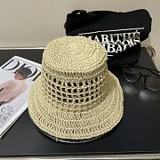 	 Okify Prada Women Raffia Bucket Hat-Beige - 3