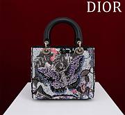 Okify Lady Dior Embroidery Butterfly 24*20*11cm - 1