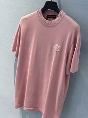 Okify Louis Vuitton Pink T-Shirt SML - 4