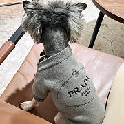 	 Okify Prada Clothes For Pet Black and Grey  - 1