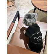 	 Okify Prada Clothes For Pet Black and Grey  - 4