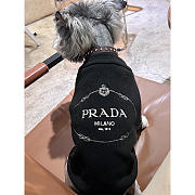 	 Okify Prada Clothes For Pet Black and Grey  - 3