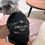 	 Okify Prada Clothes For Pet Black and Grey  - 2