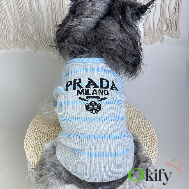 	 Okify Prada Clothes For Pet Blue  - 1