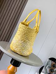 Okify Loewe Basket Bag Yellow 46CMx24CMx15CM - Code 