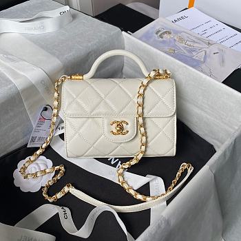 	 Okify Chanel 24A - AS4956 White Size 13×18×8cm