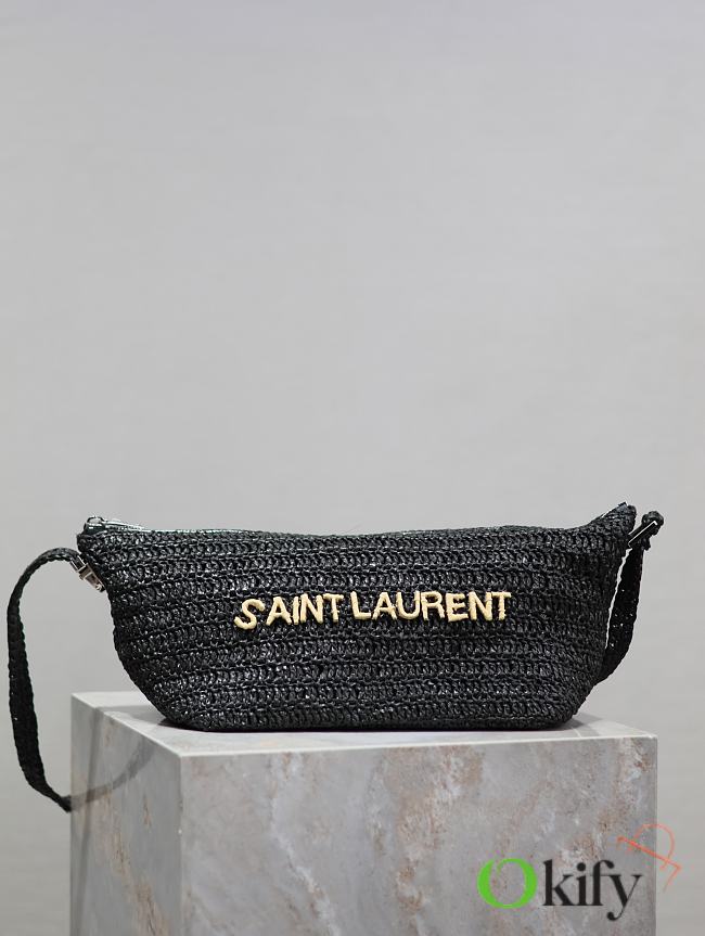 Okify YSL Crossbody Bag Le Rafia Logo 23/26×14×14.5cm - 1