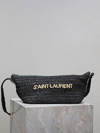 Okify YSL Crossbody Bag Le Rafia Logo 23/26×14×14.5cm