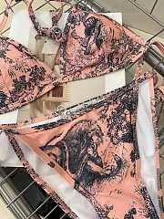 	 Okify Dior Swimming Wear Pink  - 4