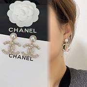 Okify Chanel Earrings Peal  - 3