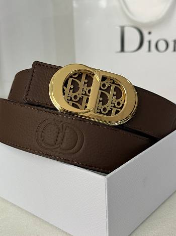 	 Okify Dior Belt Bronw 3.5cm