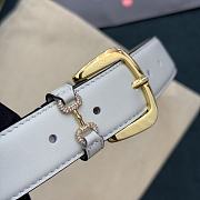 	 Okify Gucci Belt White Gold Chain 3cm - 4