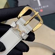 	 Okify Gucci Belt White Gold Chain 3cm - 3