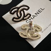 Okify Chanel Earrrings Black - 3