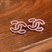 	 Okify Chanel Earrrings Pink - 1