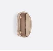 Okify Dior Lady Mini Beige Gold Hardware  Size 17 x 15 x 7 cm - 3