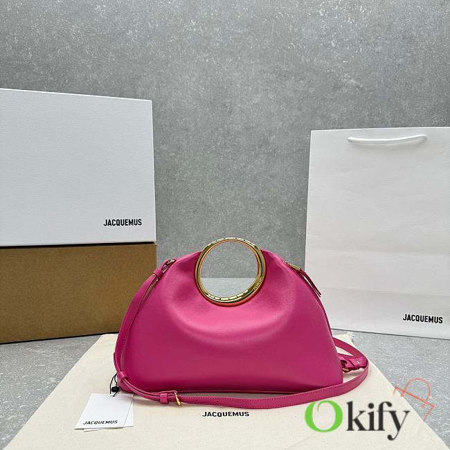 	 Okify Jacquemus Le Calino Small Pink Size 24x9.5x20cm - 1