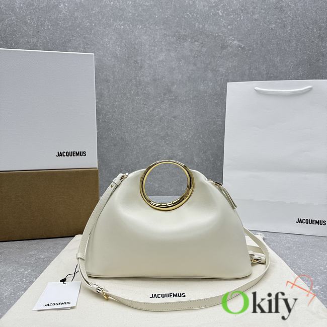 	 Okify Jacquemus Le Calino White Size 33x14x25cm - 1