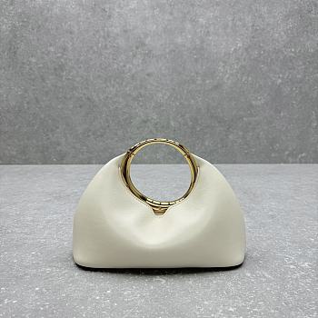 	 Okify Jacquemus Le Calino Small White Size 24x9.5x20cm