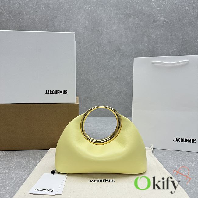 	 Okify Jacquemus Le Calino Small Yellow Size 24x9.5x20cm - 1