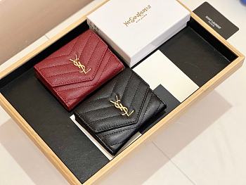 Okify YSL Wallet Black Size 11*10*2