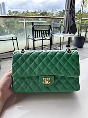 Okify Chanel CF Green Caviar Gold Hardware 25cm - 1