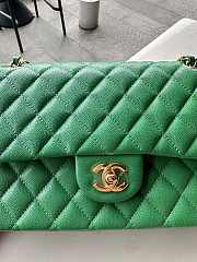 Okify Chanel CF Green Caviar Gold Hardware 25cm - 4