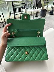 Okify Chanel CF Green Caviar Gold Hardware 25cm - 2