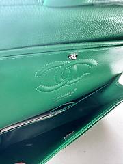 	 Okify Chanel CF Green Caviar Silver Hardware 25cm - 5