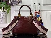 Okify Louis Vuitton Cluny Mini Wine M24616 Size 20 x 16 x 7.5 cm - 4