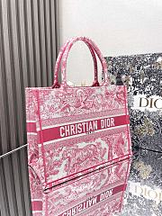 Okify Medium Dioriviera Dior Book Tote Pink 36×27×16cm - 2