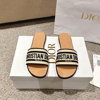 Okify Dior Dway Slide White Size 34-43