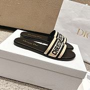 	 Okify Dior Dway Slide Black & White Size 34-43 - 3