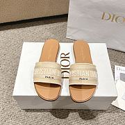 	 Okify Dior Dway Slide White Size 34-43 - 1