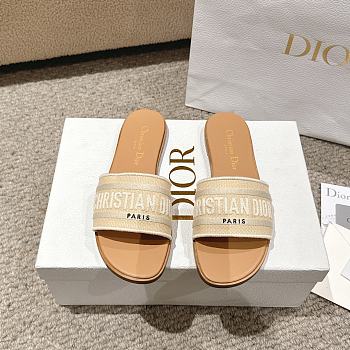 	 Okify Dior Dway Slide White Size 34-43